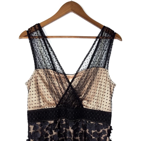 Altar'd State Black 3D Lace Floral Cocktail Dress - Picture 3 of 7